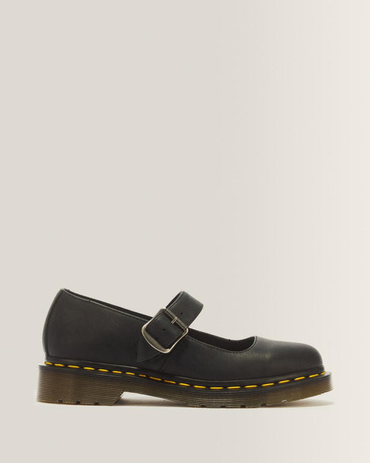 Mariel II Leather Mary Jane Shoes - Black — Wyoming