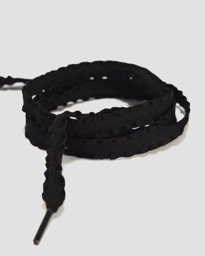 36 Inch Frill Ribbon Lace - Black — Recycled Polyester - image 2