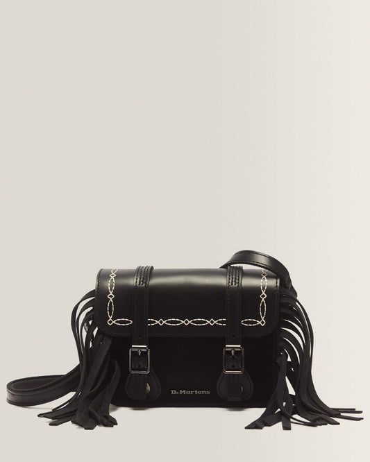 7 Inch Desert Rodeo Leather & Suede Satchel - Default