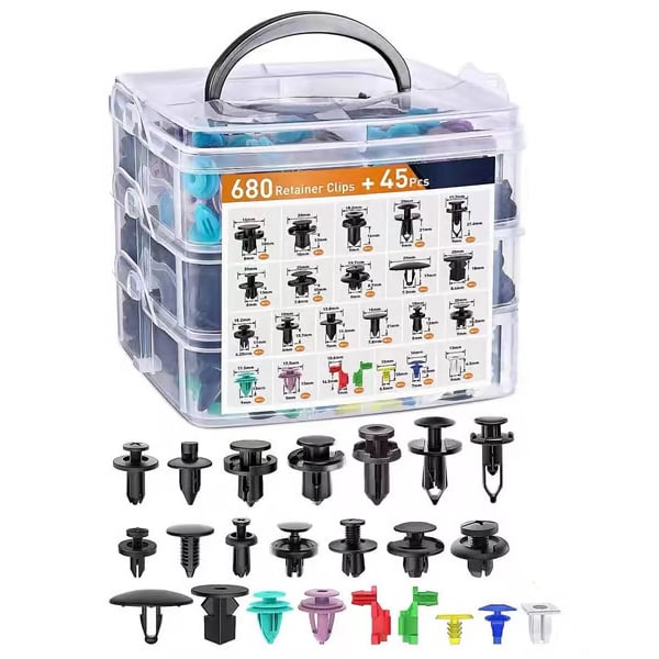 SnapForge Auto Body Fasteners Kit & Fastener Remover