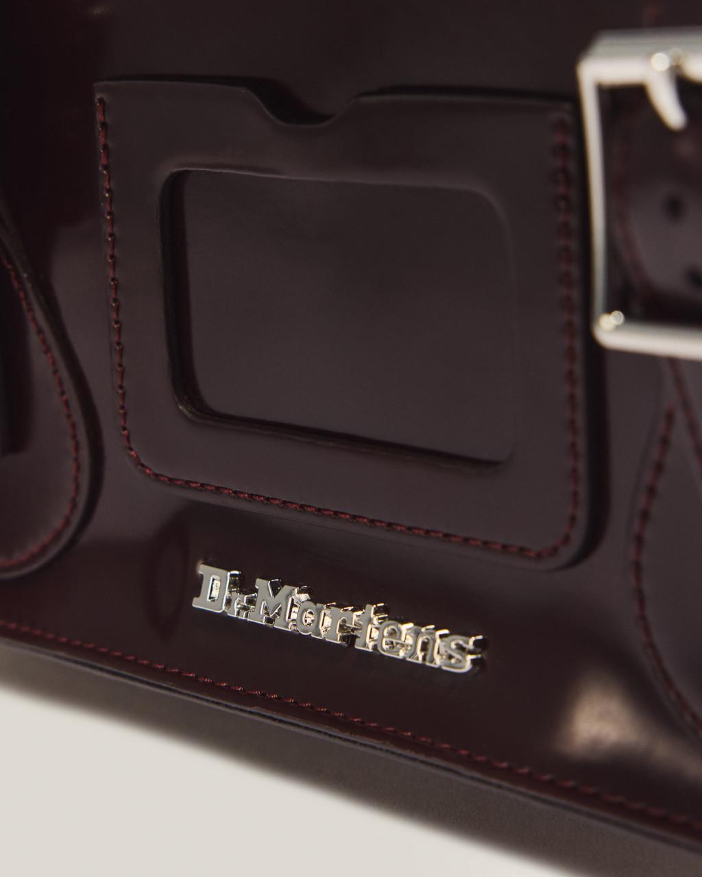 11 Inch Vegan Messenger Bag - Cherry Red — Oxford Rub Off - image 8