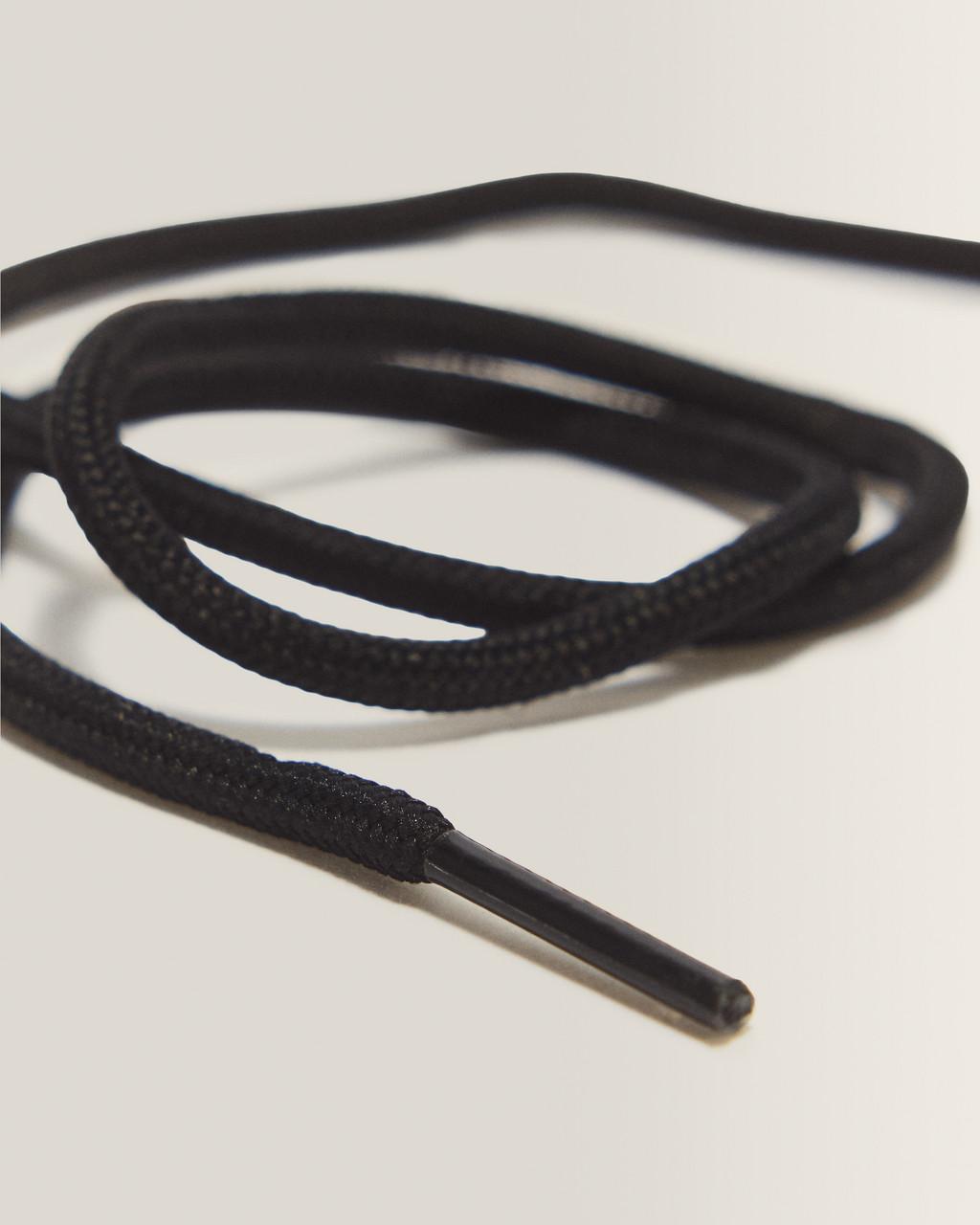 36 Inch Round Shoe Laces (4-5 Eye) - Black — Tetoron - image 3