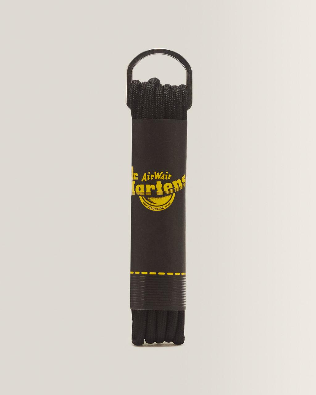 55 Inch Round Shoe Laces (8-10 Eye) - Black — Polyester