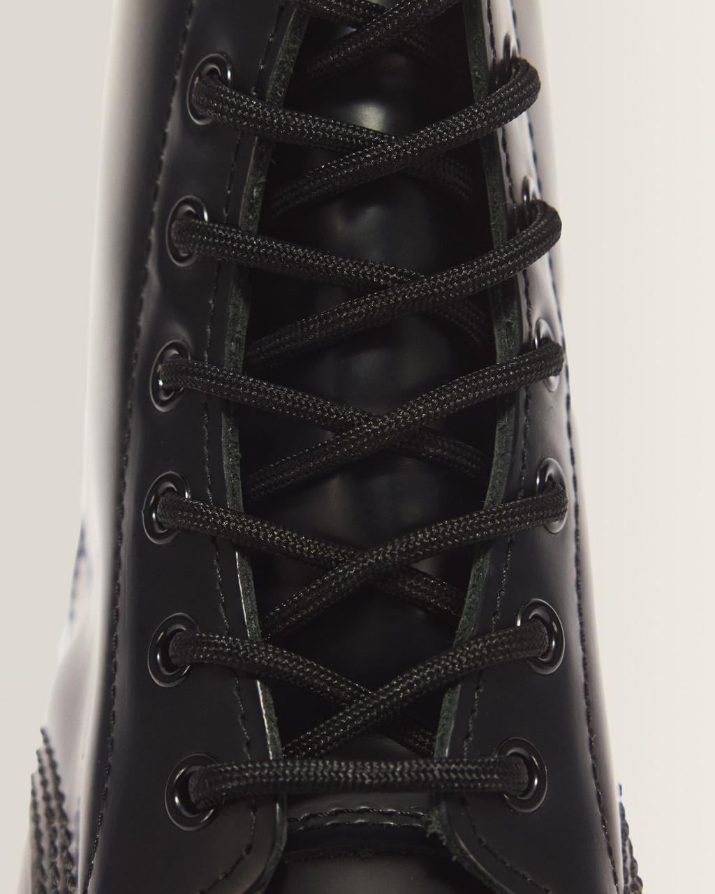 55 Inch Round Shoe Laces (8-10 Eye) - Black — Polyester - image 2