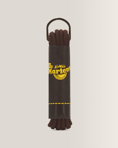 55 Inch Round Shoe Laces (8-10 Eye) - Brown — Polyester
