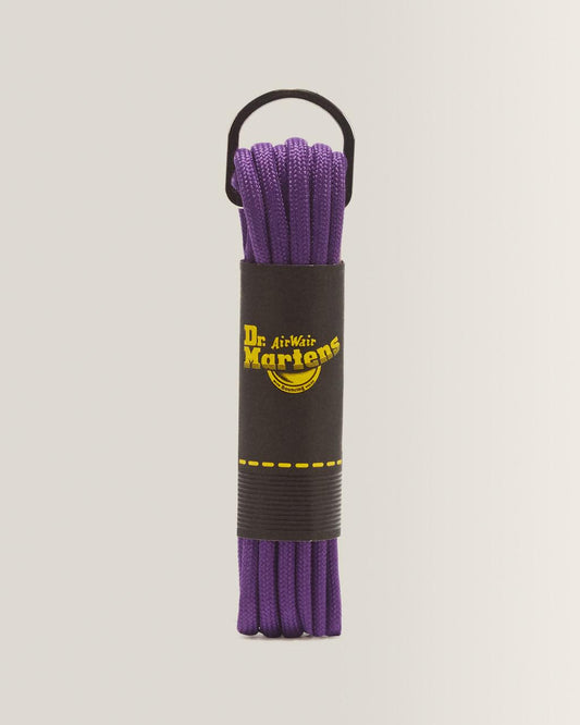 55 Inch Round Shoe Laces (8-10 Eye) - Purple — Polyester