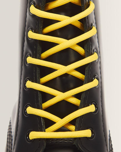 55 Inch Round Shoe Laces (8-10 Eye) - Yellow — Polyester - image 2