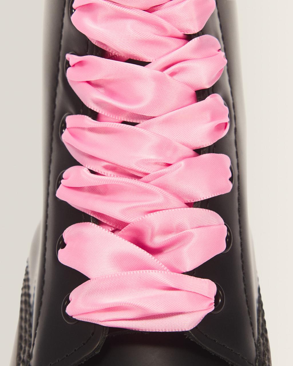 55 inch Ribbon Shoe Laces (8-10 Eye) - Pink — Ribbon - image 2