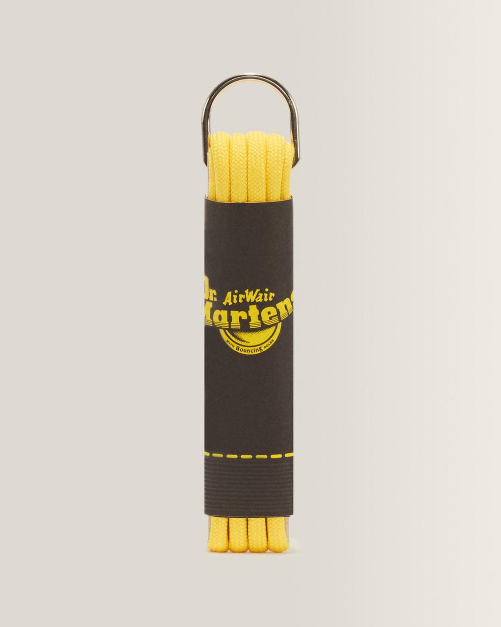 26 Inch Round Shoe Laces (3-Eye) - Yellow — Cotton