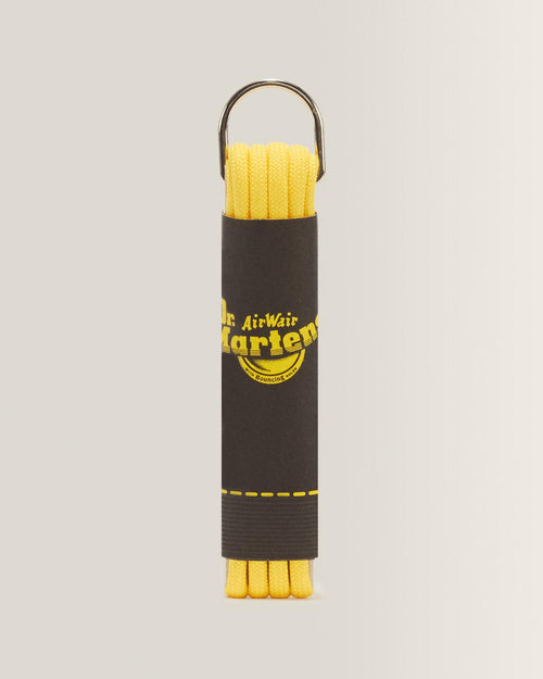 26 Inch Round Shoe Laces (3-Eye) - Yellow — Cotton