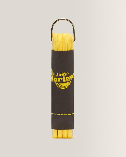 26 Inch Round Shoe Laces (3-Eye) - Yellow — Cotton