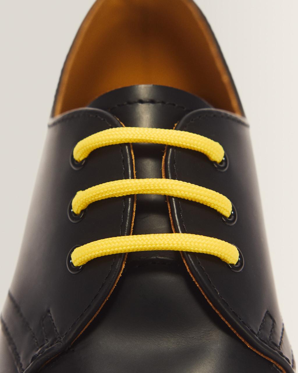26 Inch Round Shoe Laces (3-Eye) - Yellow — Cotton - image 2