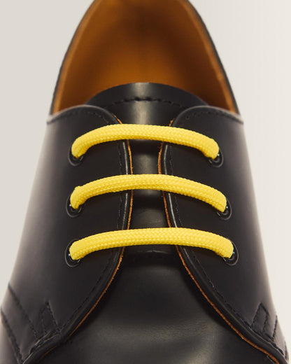 26 Inch Round Shoe Laces (3-Eye) - Yellow — Cotton - image 2