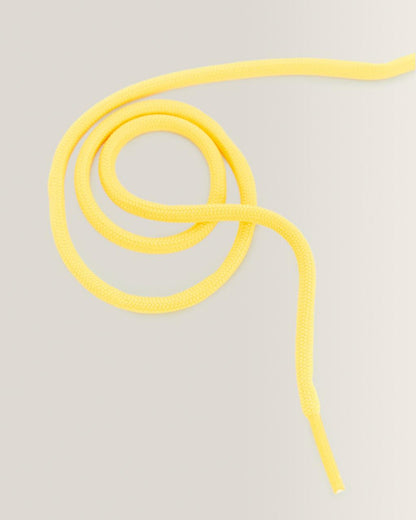 26 Inch Round Shoe Laces (3-Eye) - Yellow — Cotton - image 3