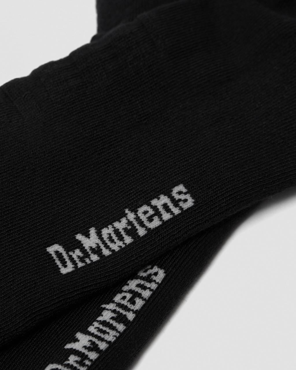 Double Doc Cotton Blend Socks - Black — Cotton Blend - image 3