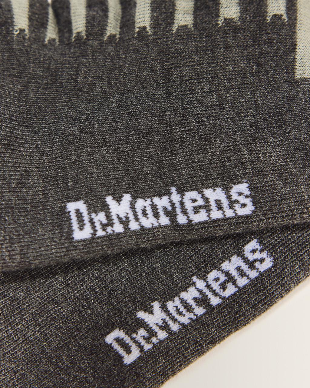 Double Doc Cotton Blend Socks - Charcoal — Cotton Blend - image 4