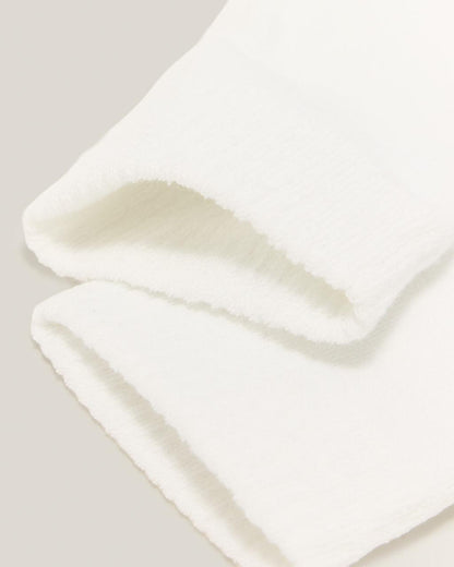 Double Doc Cotton Blend Socks - White — Cotton Blend - image 4