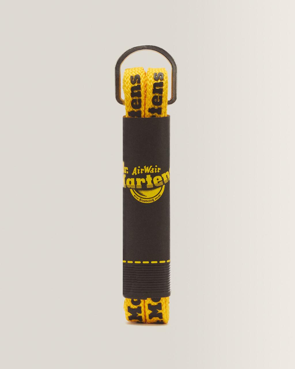 55 Inch Flat Shoe Laces (8-10 Eye) - Yellow+Black — Tetoron
