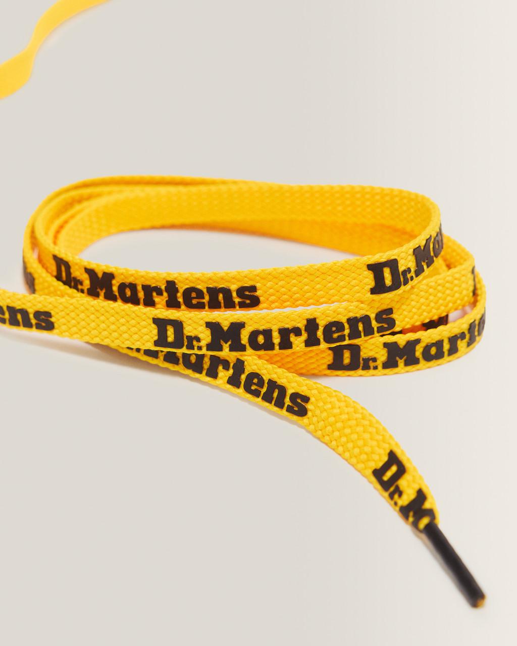 55 Inch Flat Shoe Laces (8-10 Eye) - Yellow+Black — Tetoron - image 3