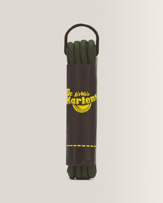 55 Inch Round Shoe Laces (8-10 Eye) - Dark Green — Polyester