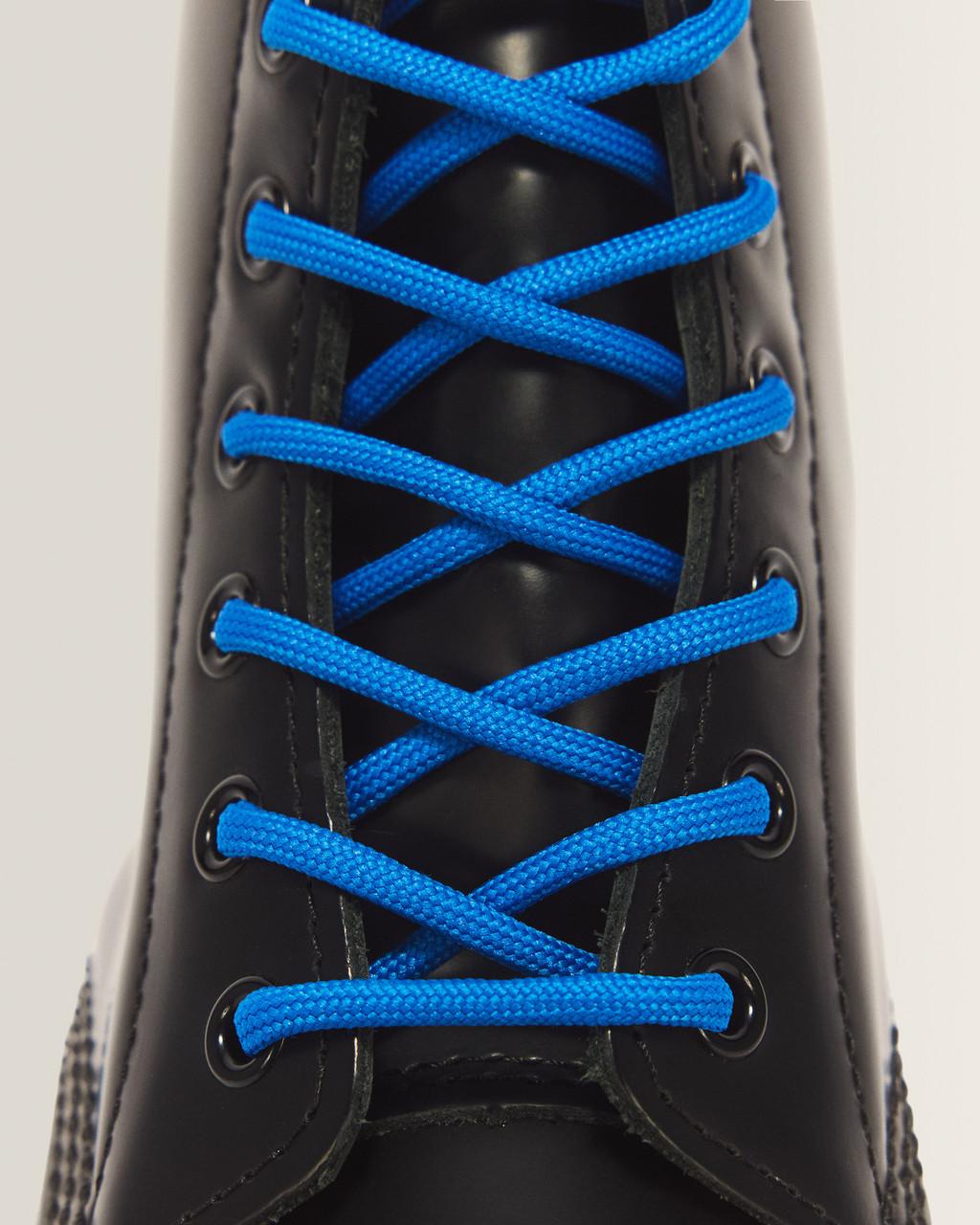 55 Inch Round Shoe Laces (8-10 Eye) - Blue — Polyester - image 2