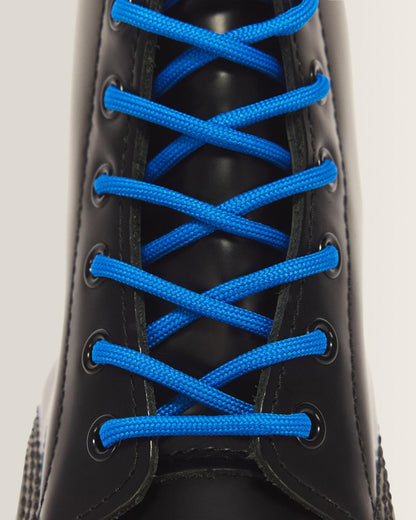 55 Inch Round Shoe Laces (8-10 Eye) - Blue — Polyester - image 2