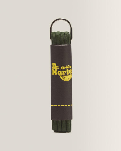 26 Inch Round Shoe Laces (3-Eye) - Dark Green — Cotton