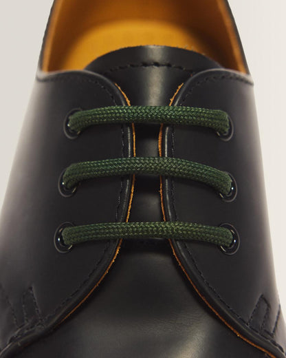 26 Inch Round Shoe Laces (3-Eye) - Dark Green — Cotton - image 2