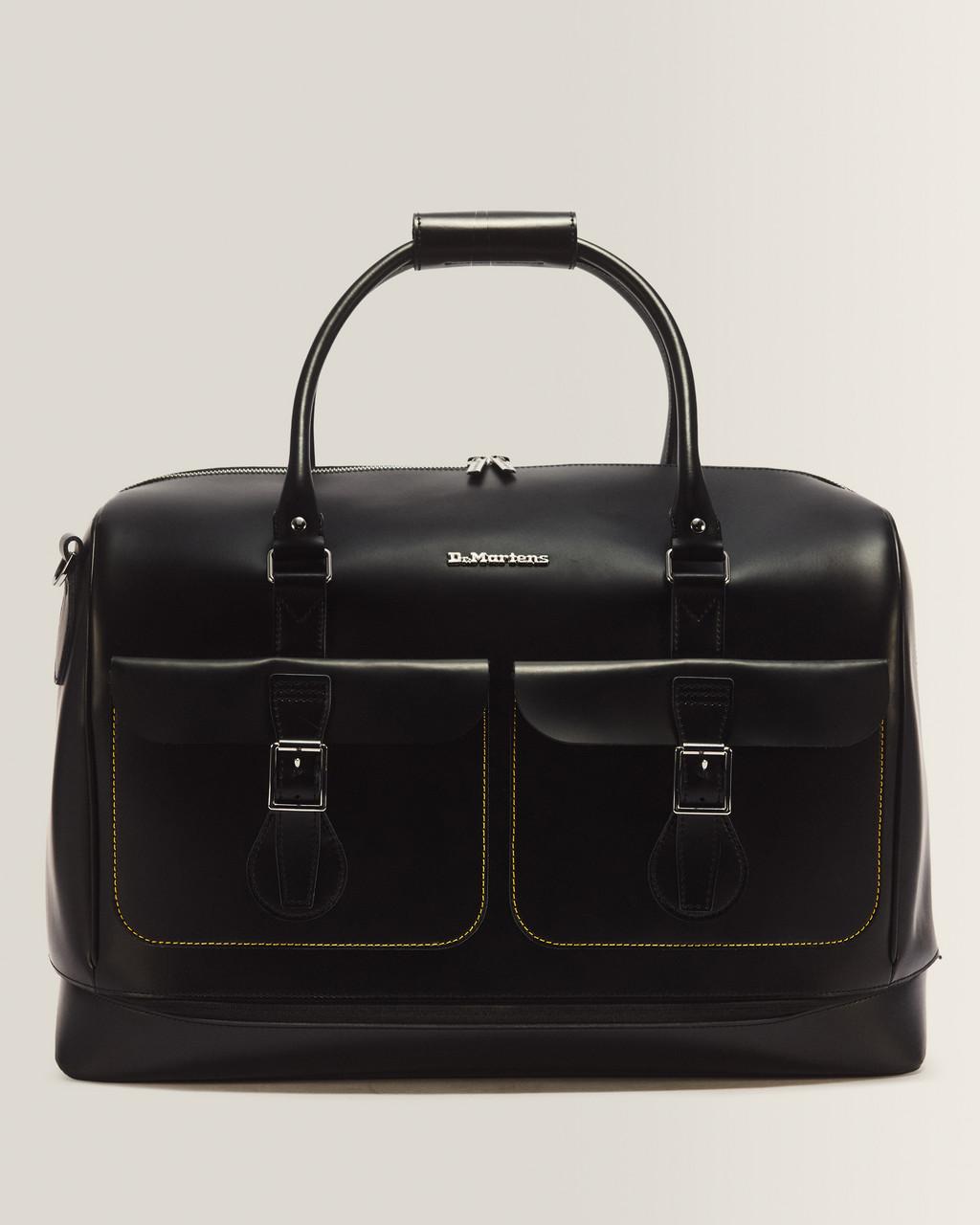 Smooth Leather Weekender Bag - Black — Kiev & Smooth