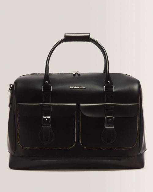 Smooth Leather Weekender Bag - Black — Kiev & Smooth