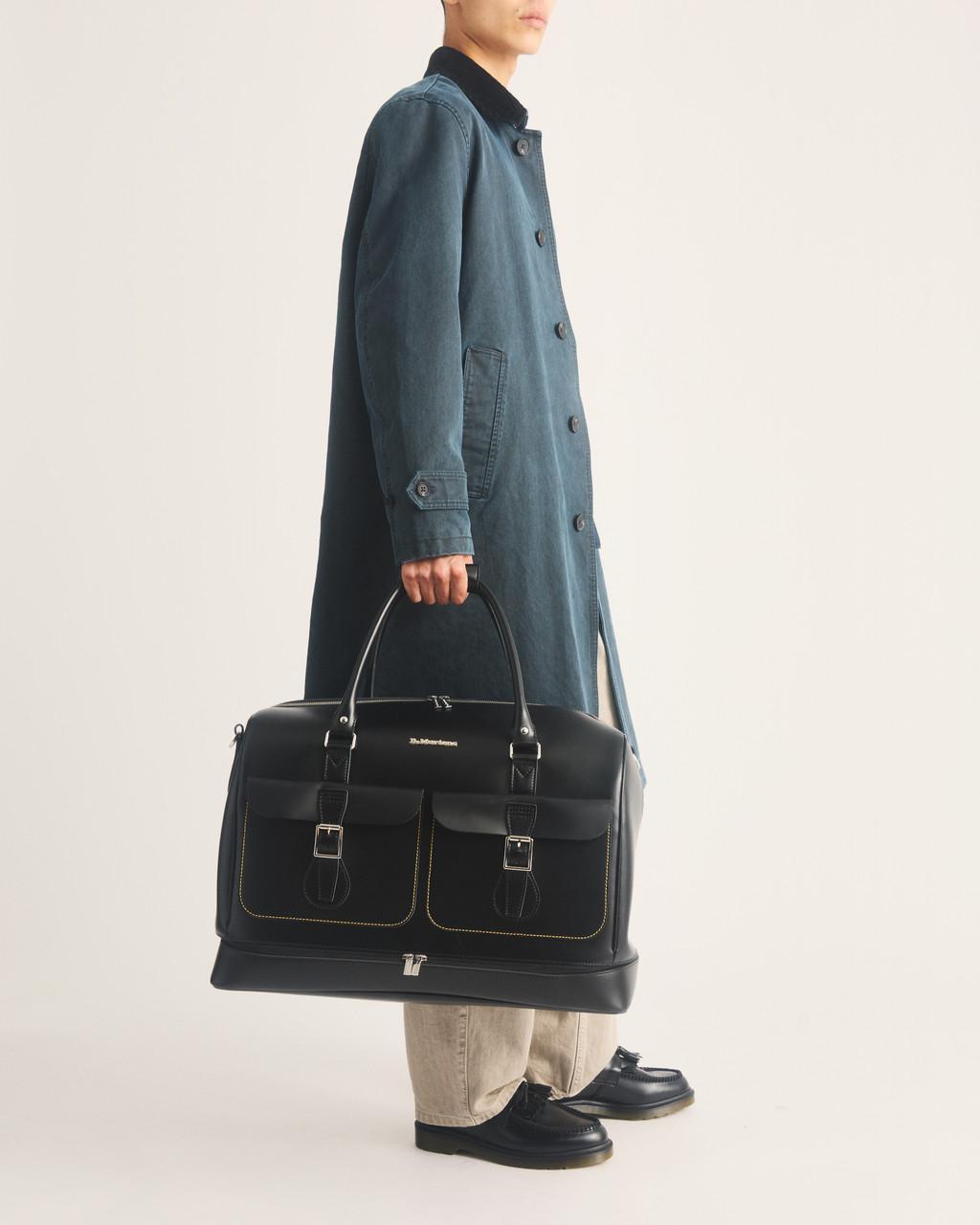 Smooth Leather Weekender Bag - Black — Kiev & Smooth - image 2