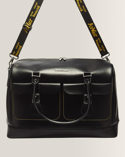 Smooth Leather Weekender Bag - Black — Kiev & Smooth - image 4