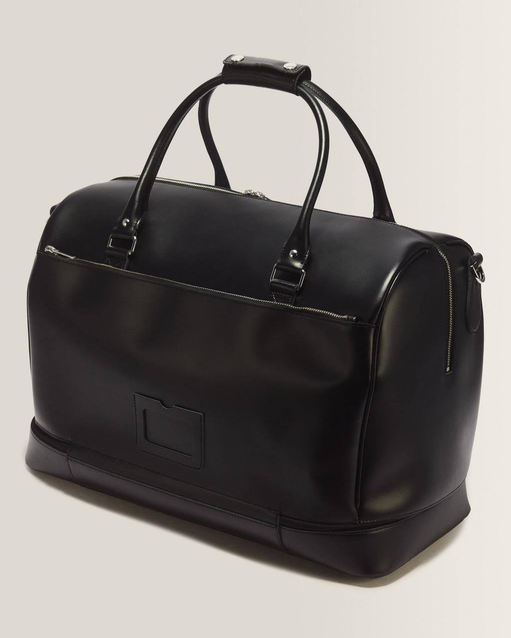 Smooth Leather Weekender Bag - Black — Kiev & Smooth - image 7