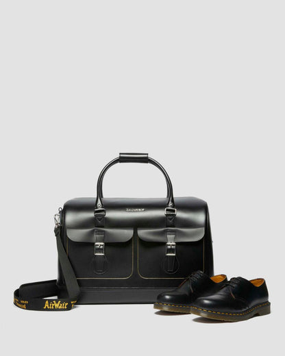 Smooth Leather Weekender Bag - Black — Kiev & Smooth - image 10