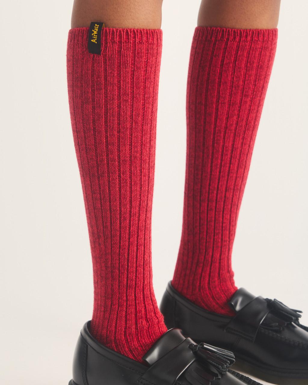 WARMWAIR ORGANIC COTTON BLEND SOCKS - VIBRANT RED — Organic Cotton Blend - image 2