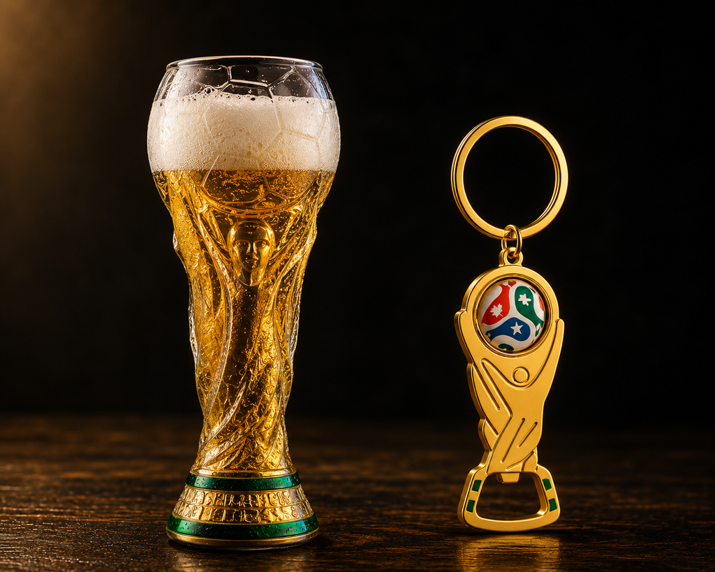 Premium 2026 World Cup Trophy Beer Glass