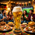 Premium 2026 World Cup Trophy Beer Glass
