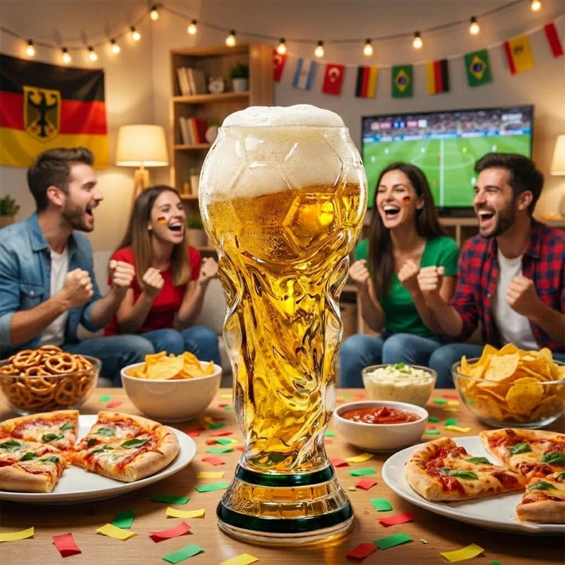 Premium 2026 World Cup Trophy Beer Glass