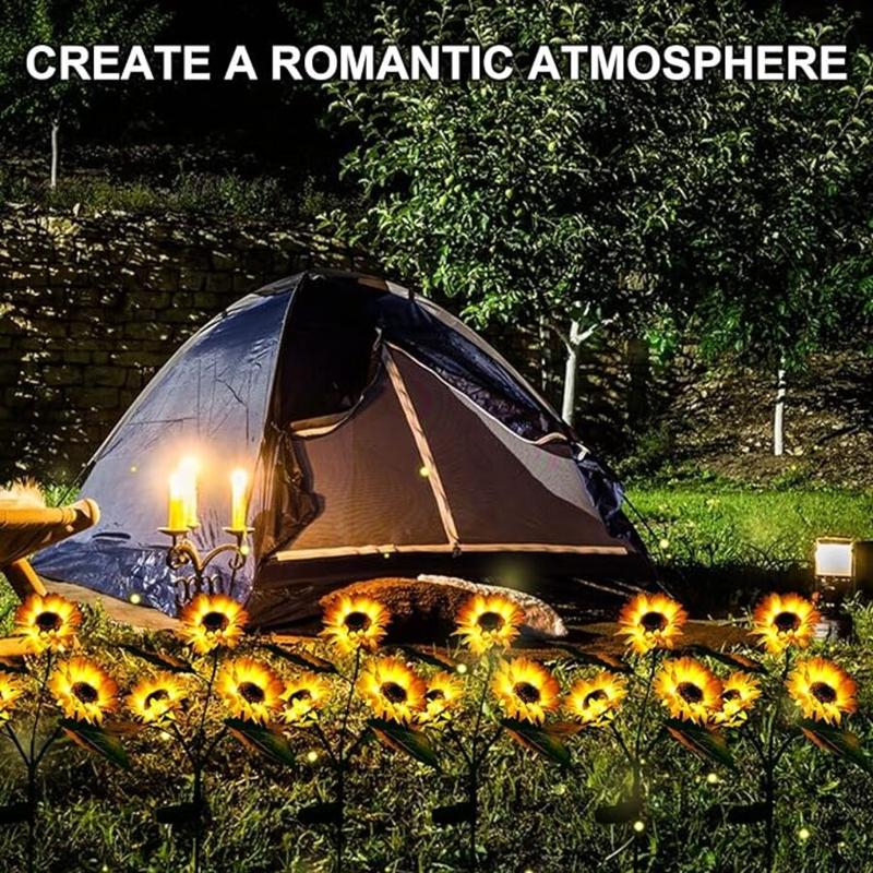 Solar LED Sunflower Garden Lights