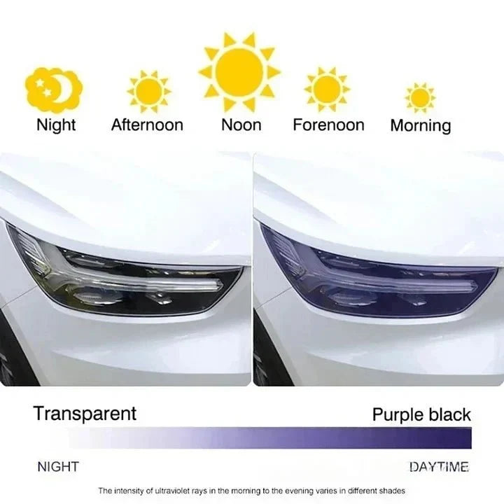 Automotive Headlight Tint Film – TPU Light Control & Color Change Wrap