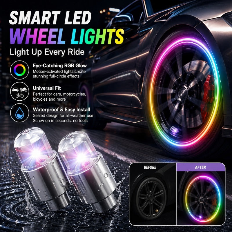 Vibrant Spinning Rim Lights