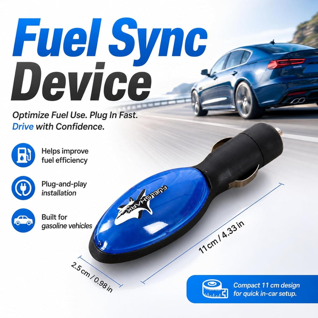 🚗 2026 New Upgrade FuelShark Fuel Sync Device – Automotive Gas Saver for Cars & Trucks, Spill Saver