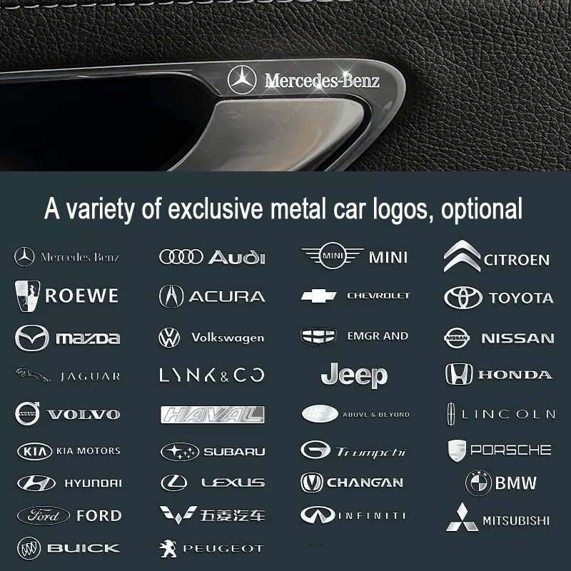 3D Creative Aluminum Foil Car Stickers | 5 & 10 PCS Set | Gold & Silver